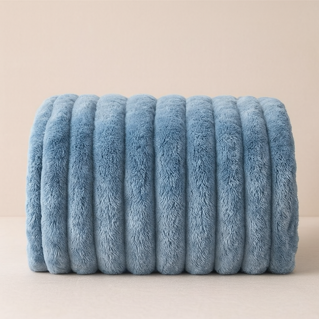 The Nordic Faux Rabbit Comfort Blanket